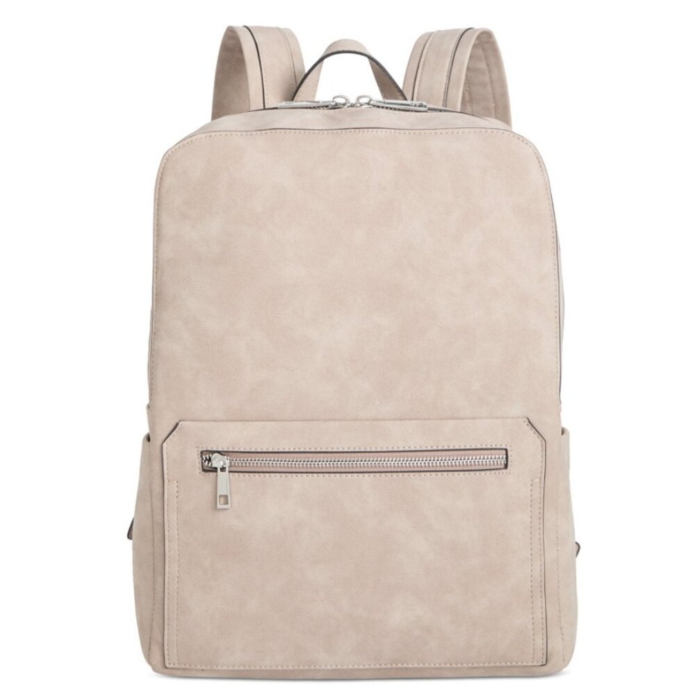 Alfani Men's Medium Backpack Beige One Size Sleek Modern Commute Office Travel